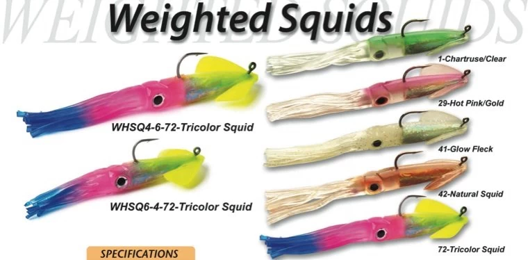 Tsunami Soft Plastic Weighted Squids 1 Tsunami Soft Plastic Weighted Squids