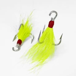 S&S Bucktails Dressed Open Eye Treble Hooks