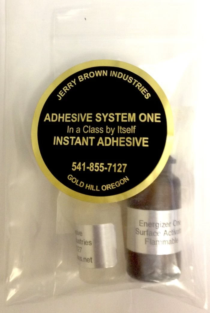 Jerry Brown Adhesive System One Instant Adhesive 1 Jerry Brown Adhesive System One Instant Adhesive
