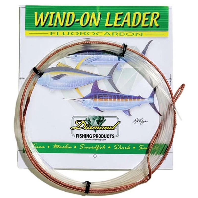 Diamond Fluorocarbon Wind-On Leaders 1 Diamond Fluorocarbon Wind-On Leaders