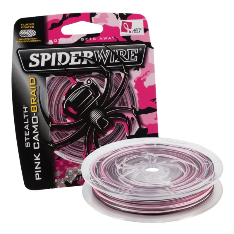 Spiderwire Stealth Pink Camo Braid 1 Spiderwire Stealth Pink Camo Braid