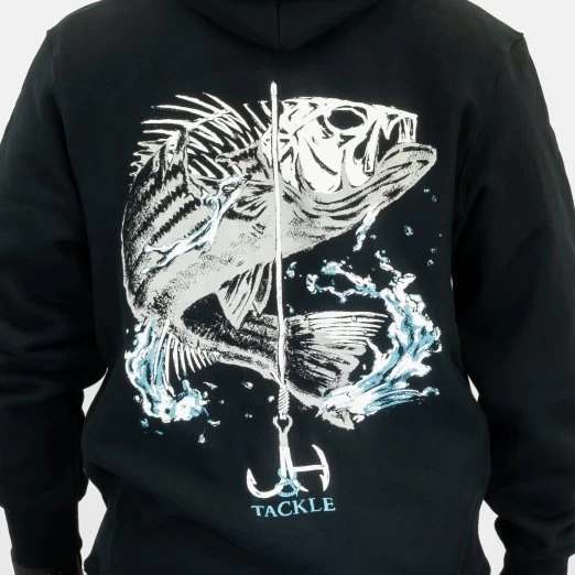 J&H Tackle Striped Bass Hoodie 2 J&H Tackle Striped Bass Hoodie - Image 2