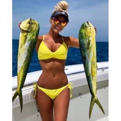 Pelagic Dorado Hex Lahaina Reversible Bikini Top -go fishing image 1629