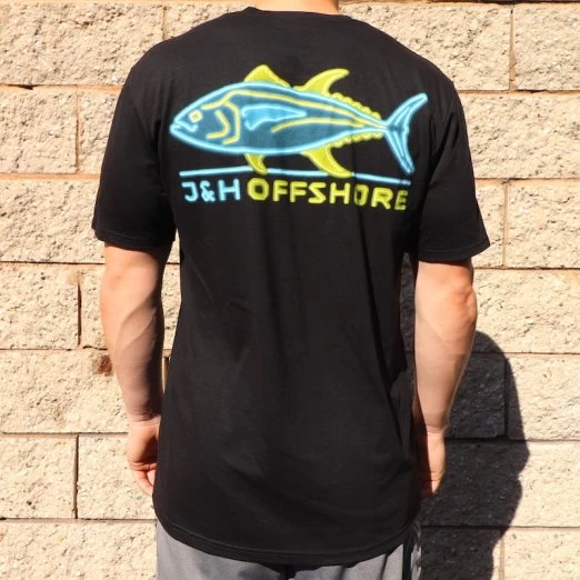 J&H Tackle Neon Tuna T-Shirt 1 J&H Tackle Neon Tuna T-Shirt