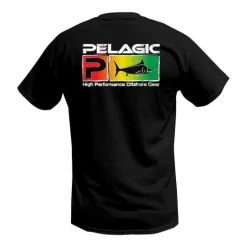 Pelagic Deluxe Rasta Fade Fishing T-Shirts