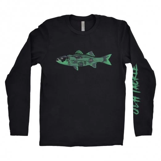 J&H Tackle Haunted Montauk Long Sleeve T-Shirt 1 J&H Tackle Haunted Montauk Long Sleeve T-Shirt