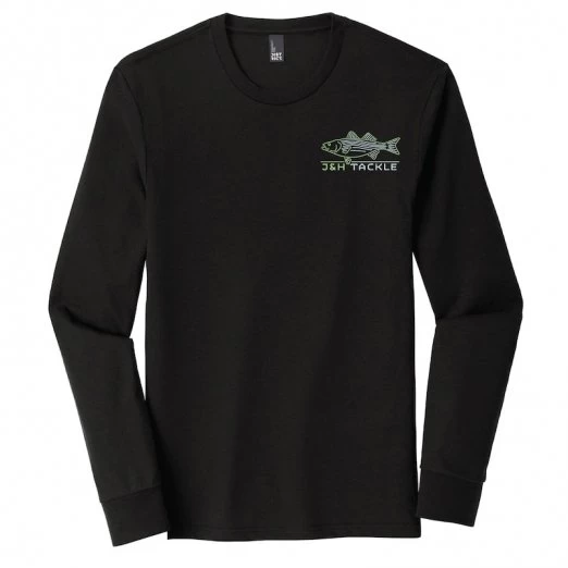 J&H Tackle Neon Striped Bass Long Sleeve T-Shirt 2 J&H Tackle Neon Striped Bass Long Sleeve T-Shirt - Image 2