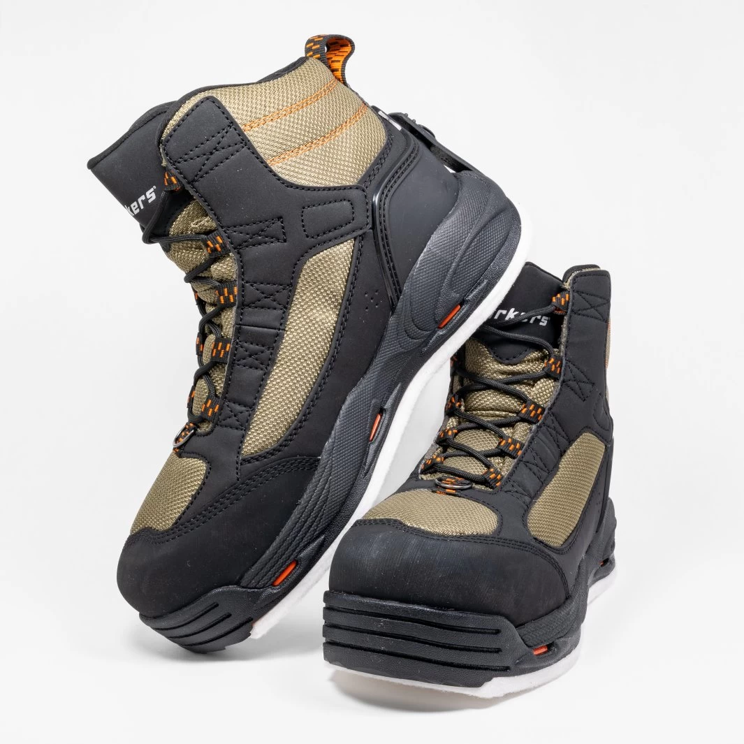 Korkers Greenback Wading Boots With Studded Sole 1 Korkers Greenback Wading Boots With Studded Sole