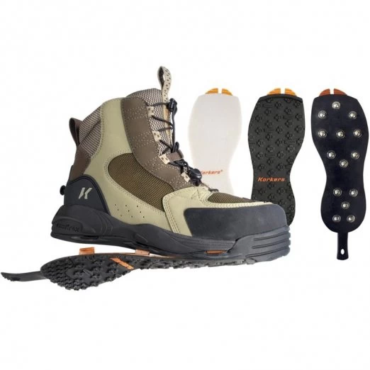 Korkers Redside Wading Boots With Studded Sole 1 Korkers Redside Wading Boots With Studded Sole