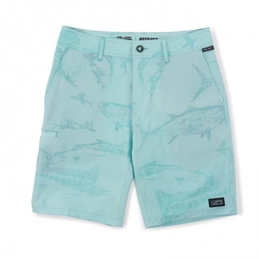 Pelagic Deep Sea Gyotaku Hybrid Shorts 2 Pelagic Deep Sea Gyotaku Hybrid Shorts - Image 2