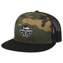 Pelagic Circle Patch Trucker Caps