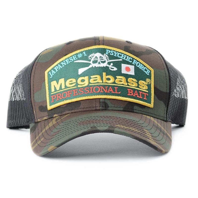 Megabass Camo Throwback Snapback Hat 1 Megabass Camo Throwback Snapback Hat