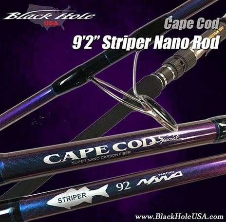 Black Hole USA Cape Cod Striper Surf Spinning Rods 1 Black Hole USA Cape Cod Striper Surf Spinning Rods