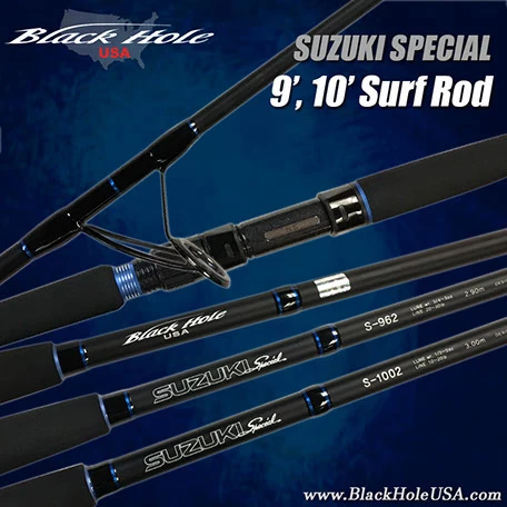 Black Hole USA Suzuki Special Surf Spinning Rods 1 Black Hole USA Suzuki Special Surf Spinning Rods