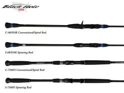 Black Hole USA Charter Special Spinning Rods