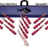 Carlson Machine Spreader Bar 36" With 14 9" Machine Lures And 12" Machine Stinger